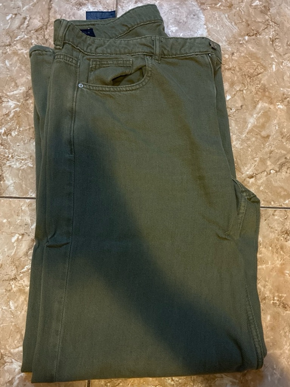 Zara Women's Olive Cargo Jeans